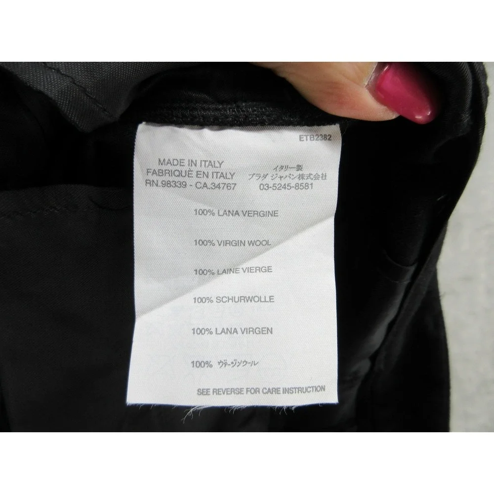 Miu Miu Pants Women 42 US 6 Virgin Wool Straight Leg Trouser Quiet Luxury‎ Italy